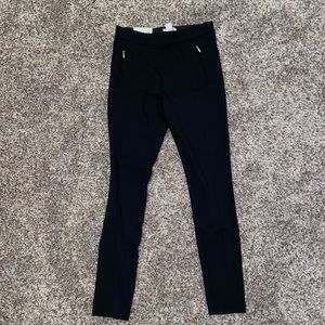 h&m black slim dress pants